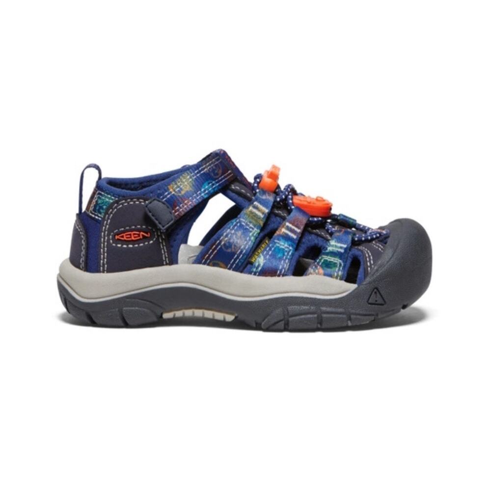 Little Kids' Keen Newport H2 blue/ Smokey bar trail
Shoes size 4